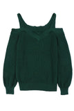 Dew Shoulder Knitted Sweater