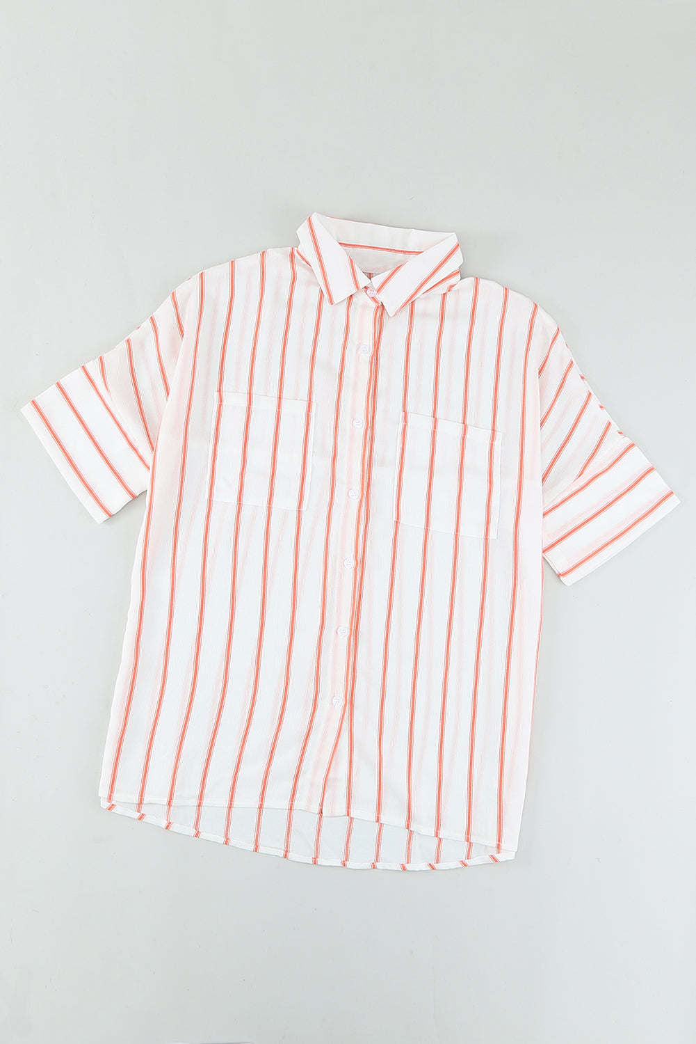 Pocketed Striped Shirt