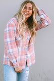 Plaid Flap Pocket Flannel Shacket