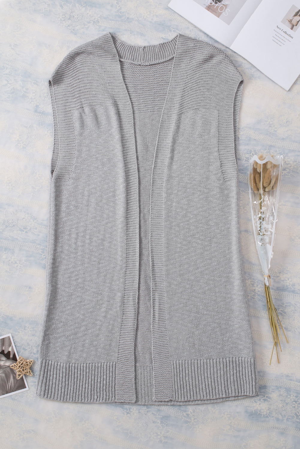 Basic Vest Cardigan Sweater