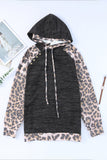 Brushed Leopard Contrast Hoodie