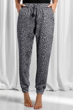 Animal Spots Drawstring Lounge Jogger Pants