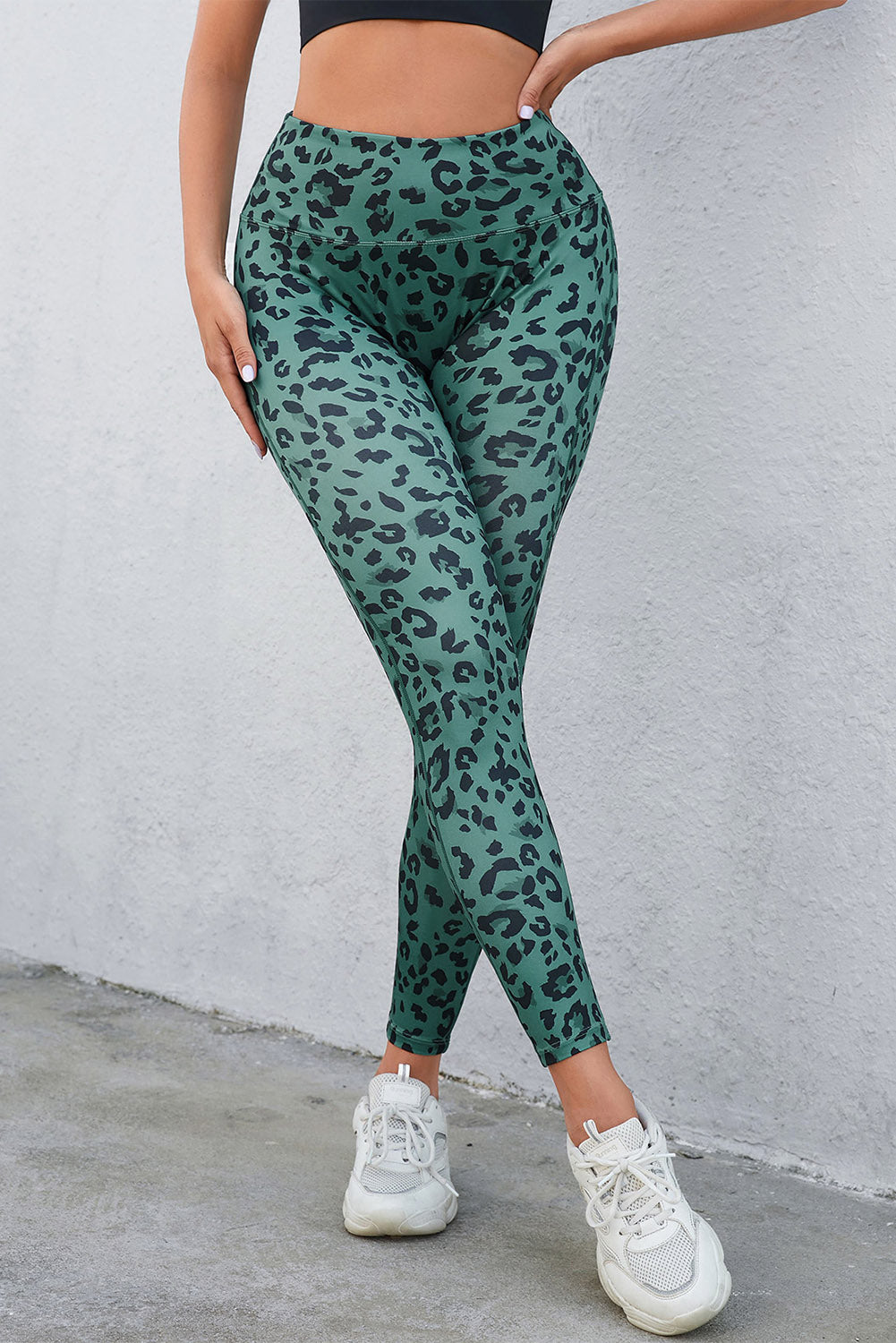 Classic Leopard Print Active Leggings