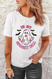 T-shirt blanc IN MY SPOOKY ERA Halloween Ghost Graphic