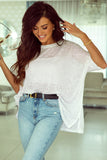 Batwing Sleeve Tunic Oversized T Shirt