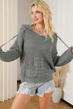 Rivet Kangaroo Pocket Hooded Sweater