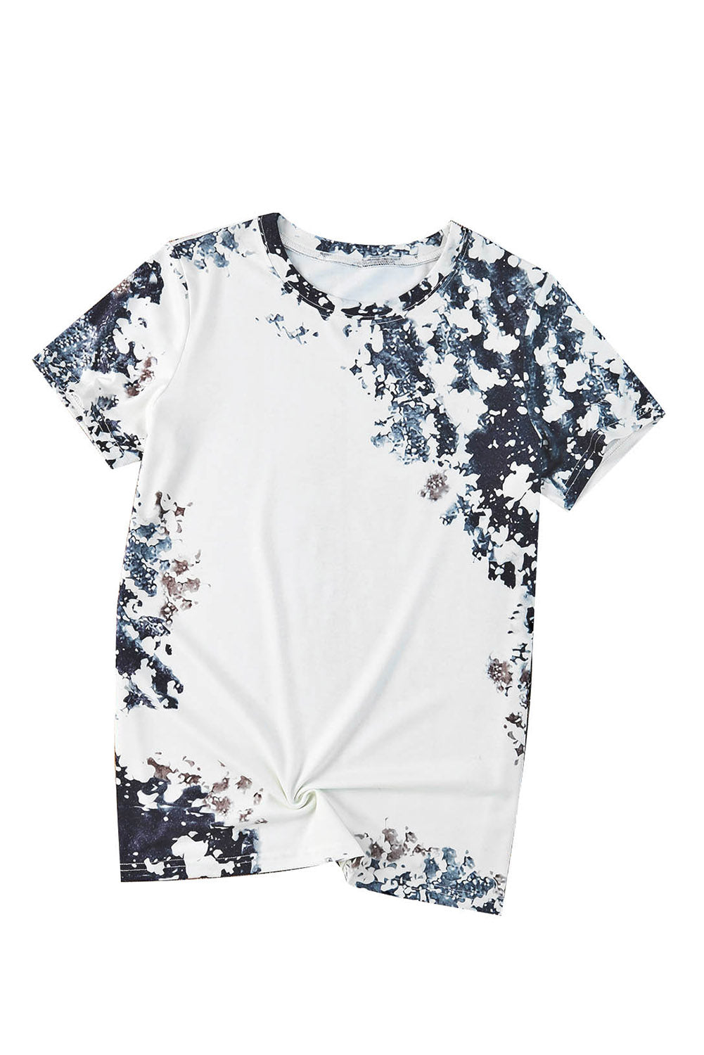 Western Fashion Dyed Bleached T Shirt