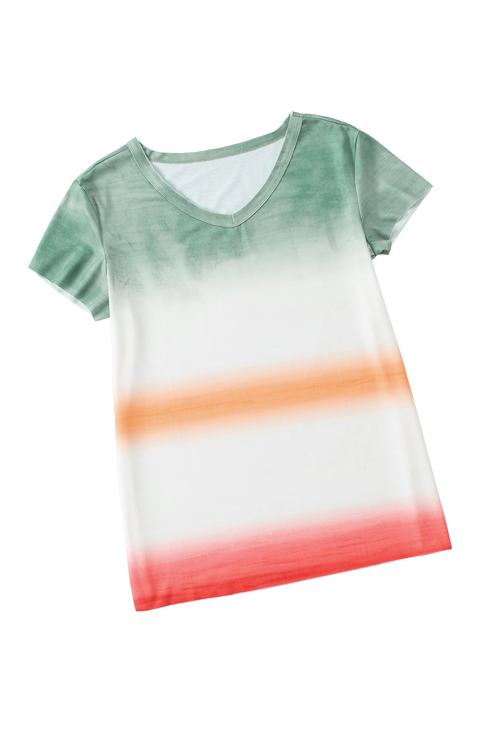 Tie-dye V Neck T-shirt