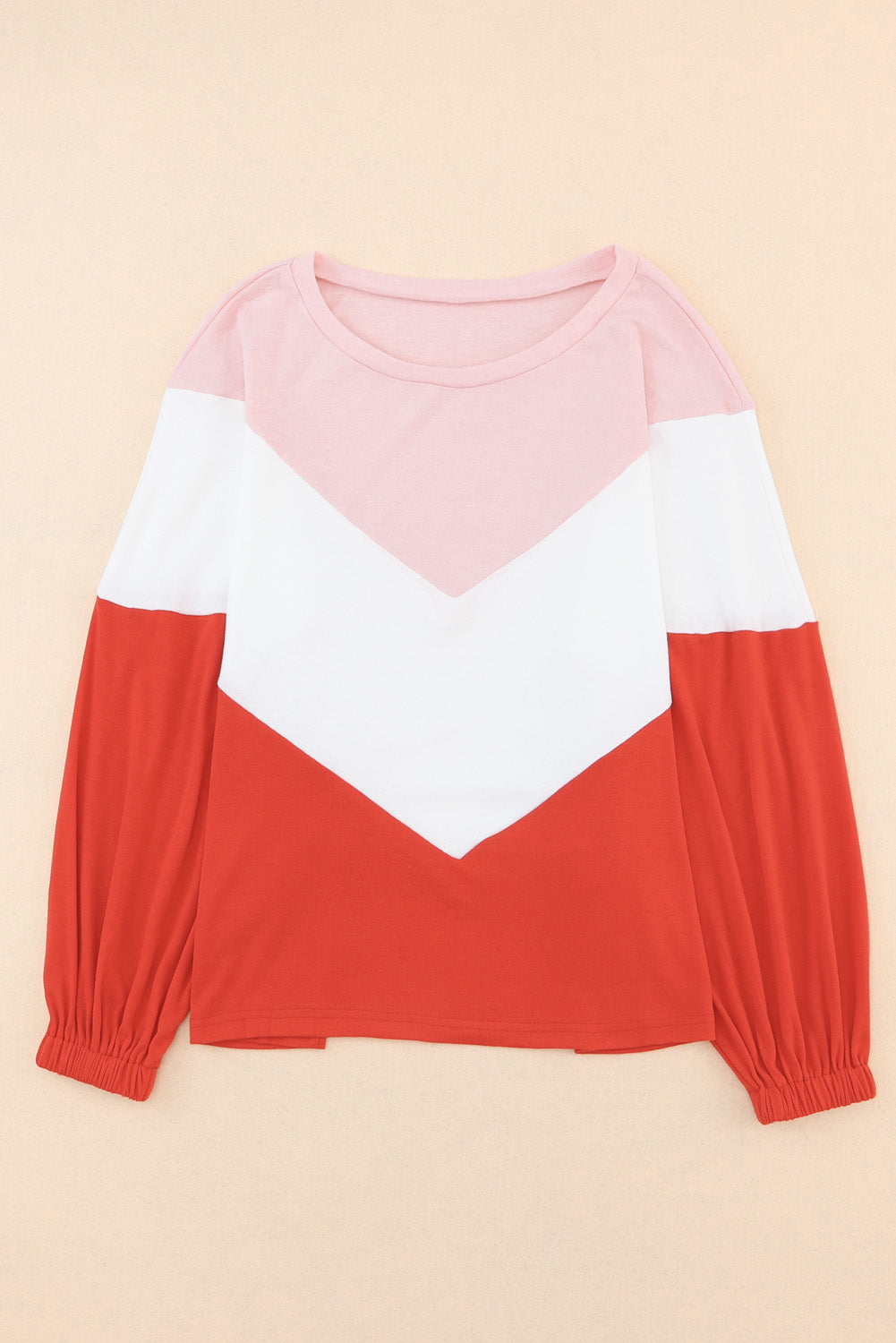 Oversized Chevron Knit Top