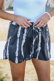 Tie Dye Drawstring Casual Shorts