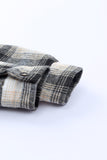 Vintage Plaid Fleece Lining Jacket