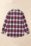 Plus Size Plaid Pattern Shirt