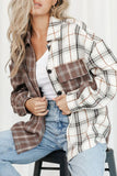 Mixed Plaid Soft Oversized Shirt