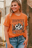 T-shirt graphique Orange HOWDY FALL Western Pumpkin 