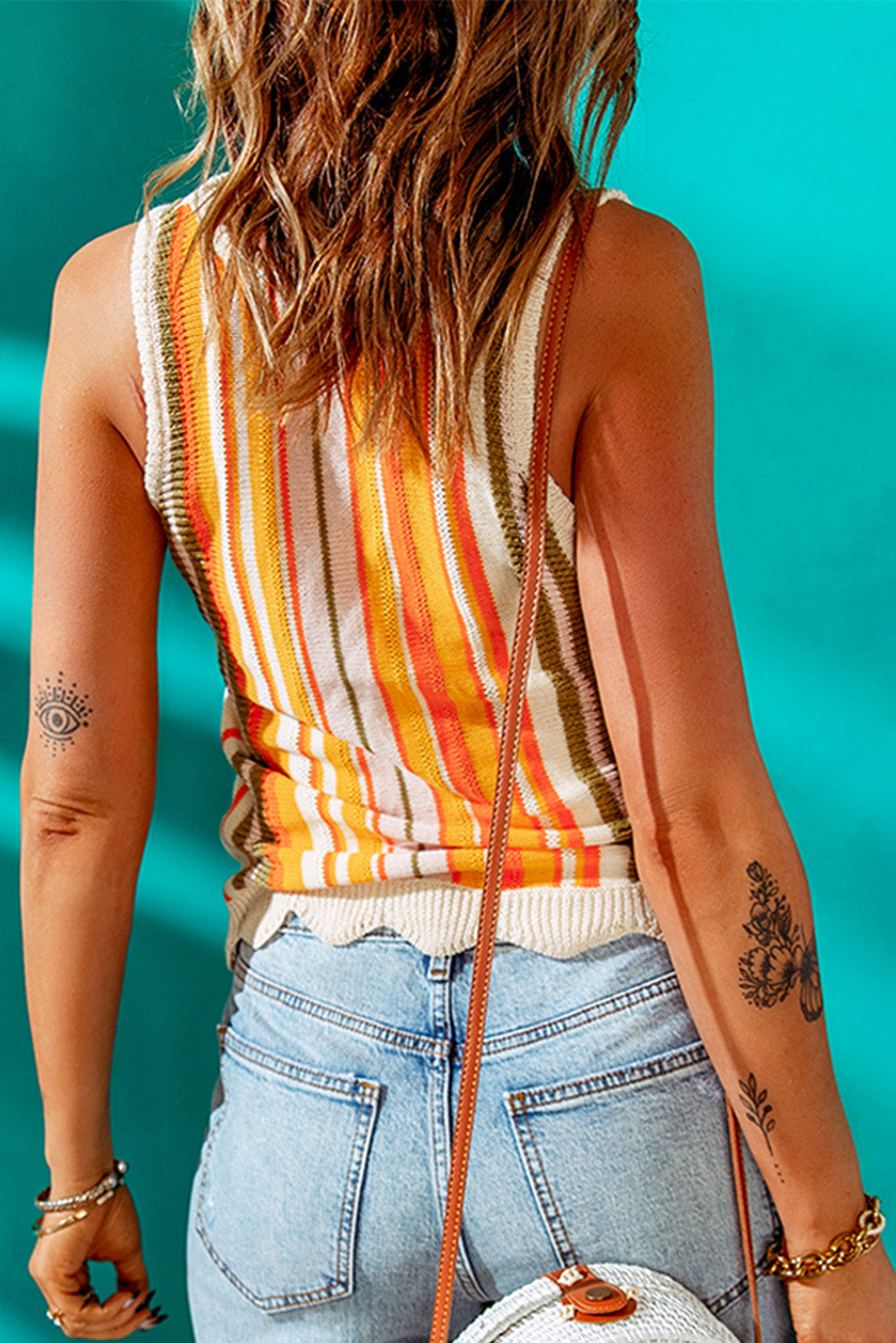 Striped Knit Tank