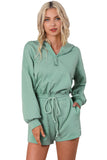 French Terry Hoodie Romper