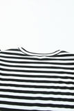 Stripe Print Tiered Ruffled Sleeve Tee