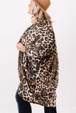 Plus Size Draped Open Front Cardigan