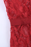 Lace Panelled Teddy Lingerie