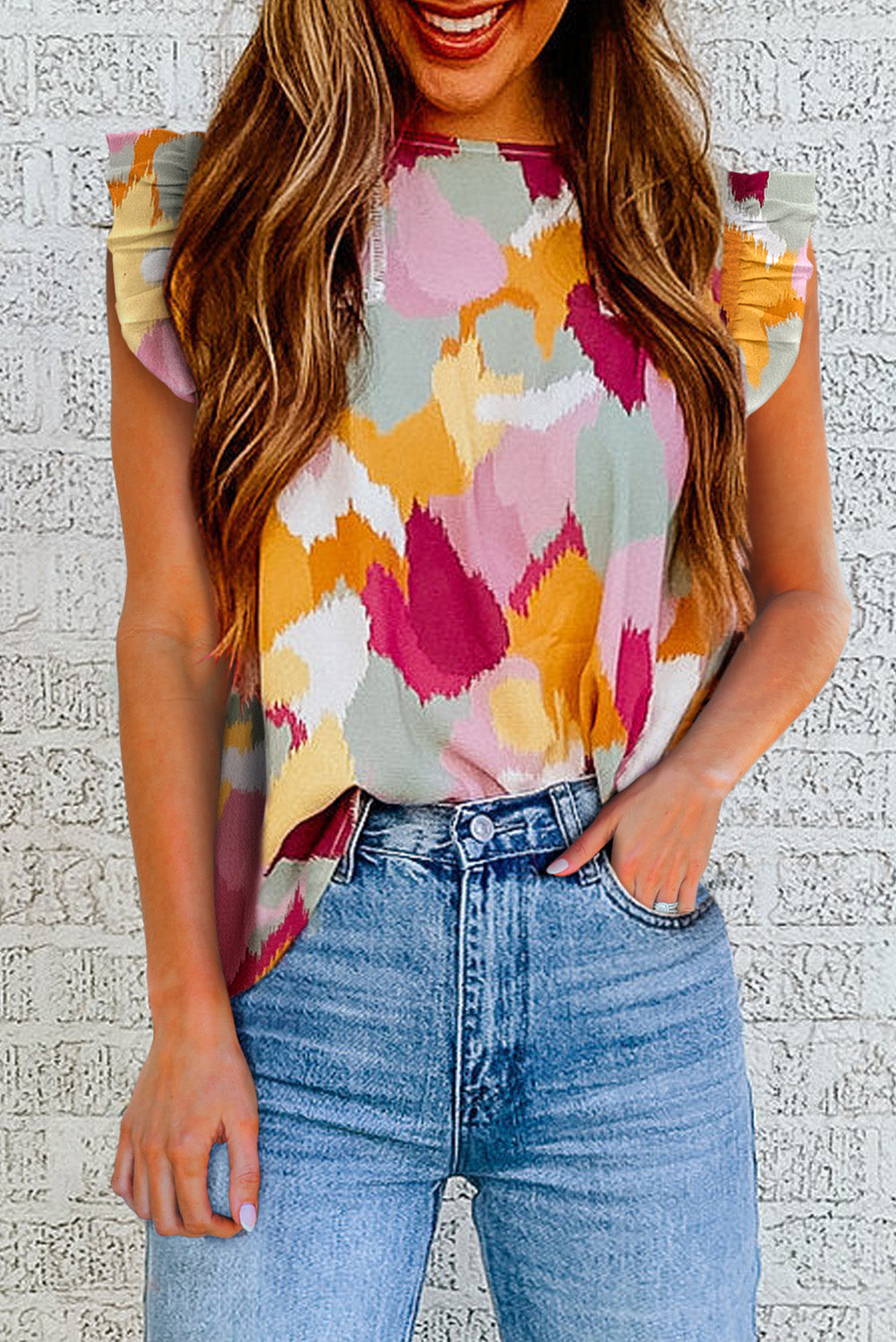 Abstract Printed Flutter Tank