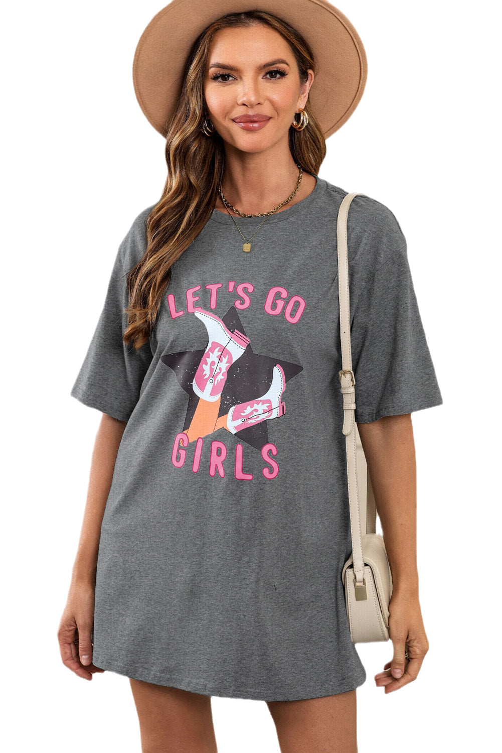 Lets Go Girls Western Graphic Tee