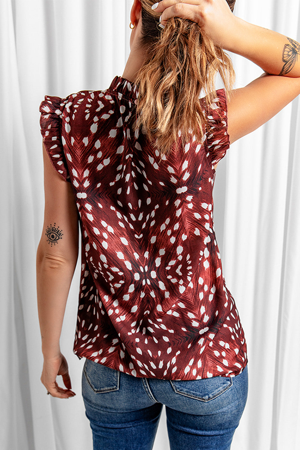 All Over Print Flutter Tank Top