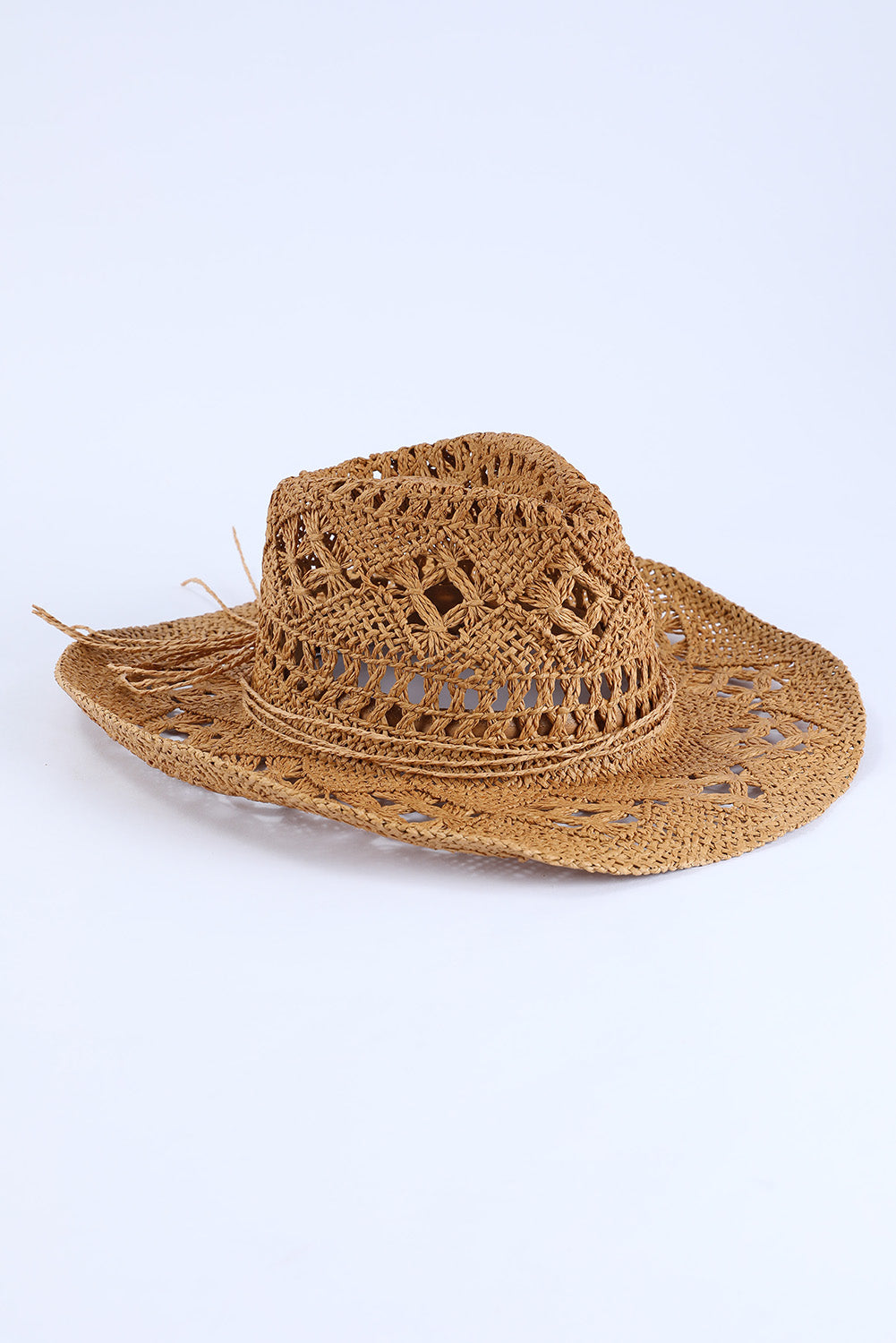 Hollow-out Straw Cowboy Hat