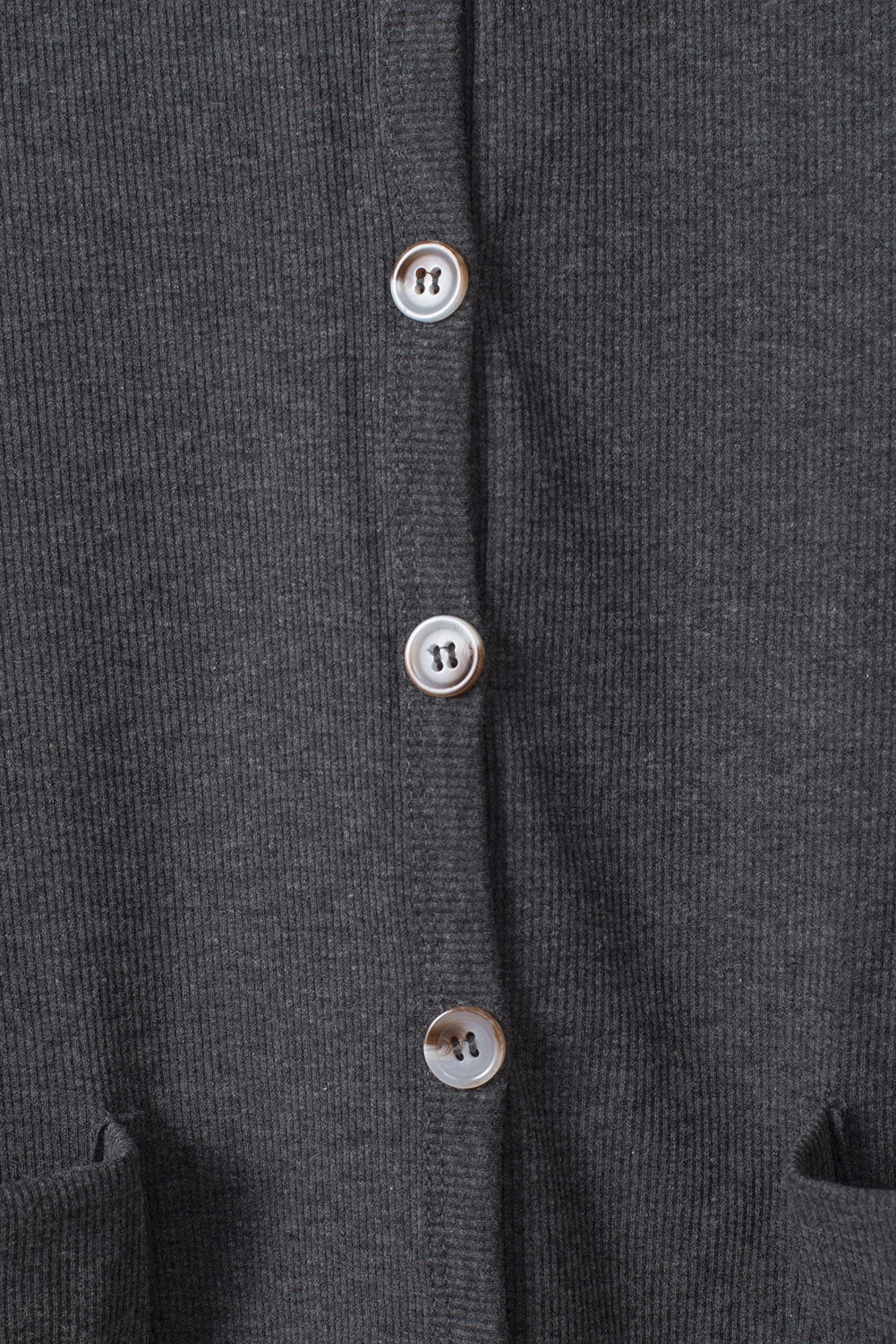 Selected Button Pocketed High Low Cardigan