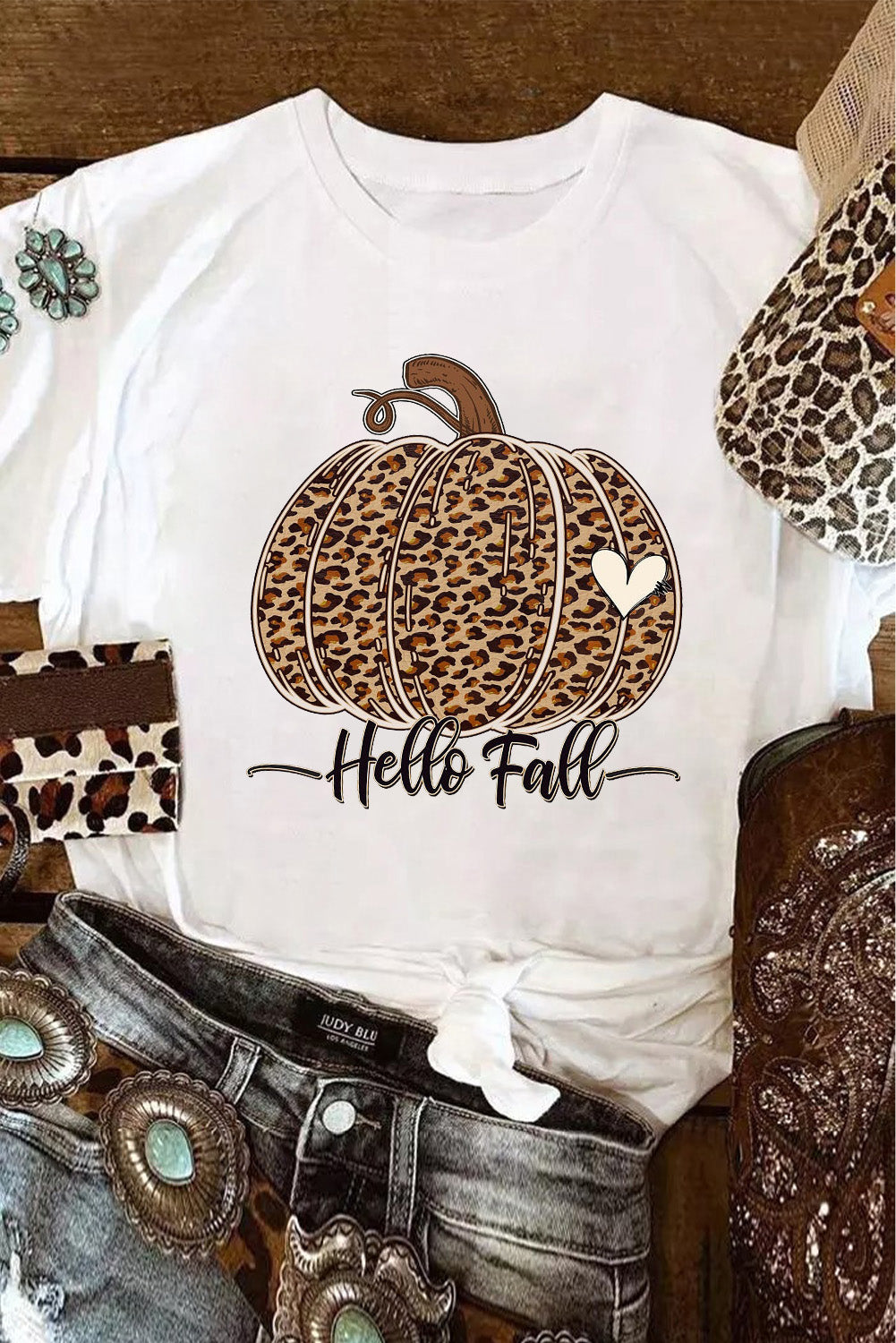 Sweet Floral Pumpkin Graphic Tee