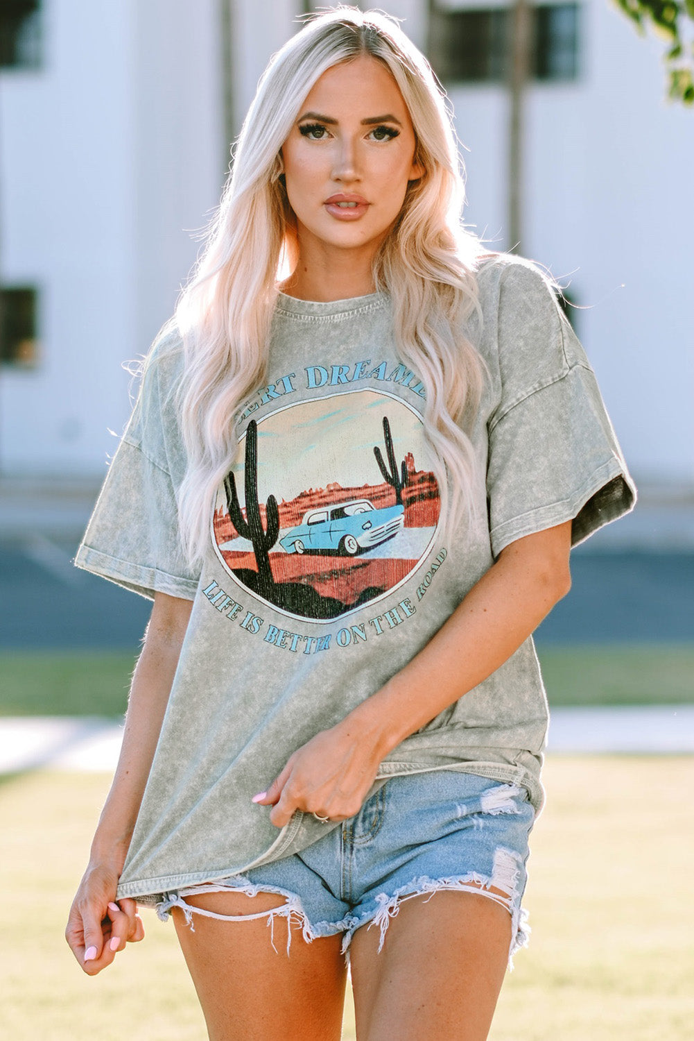 Desert Dreamer Mineral Wash Graphic Tee