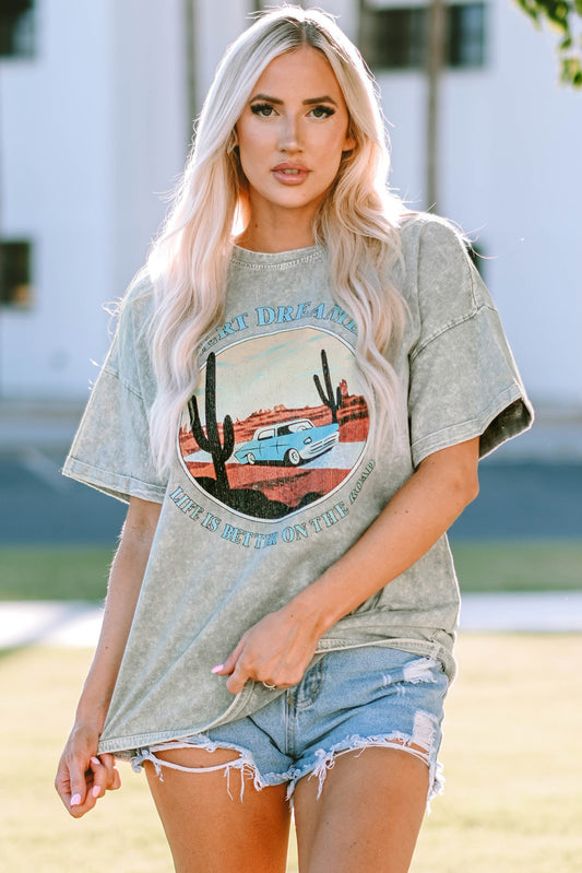 Desert Dreamer Mineral Wash Graphic Tee