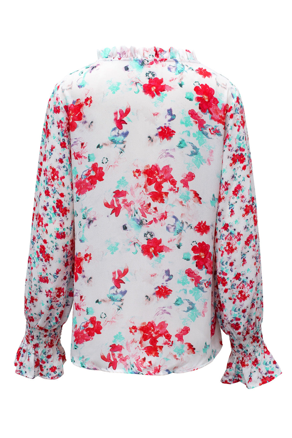 Cakewalk Floral Smocked Blouse