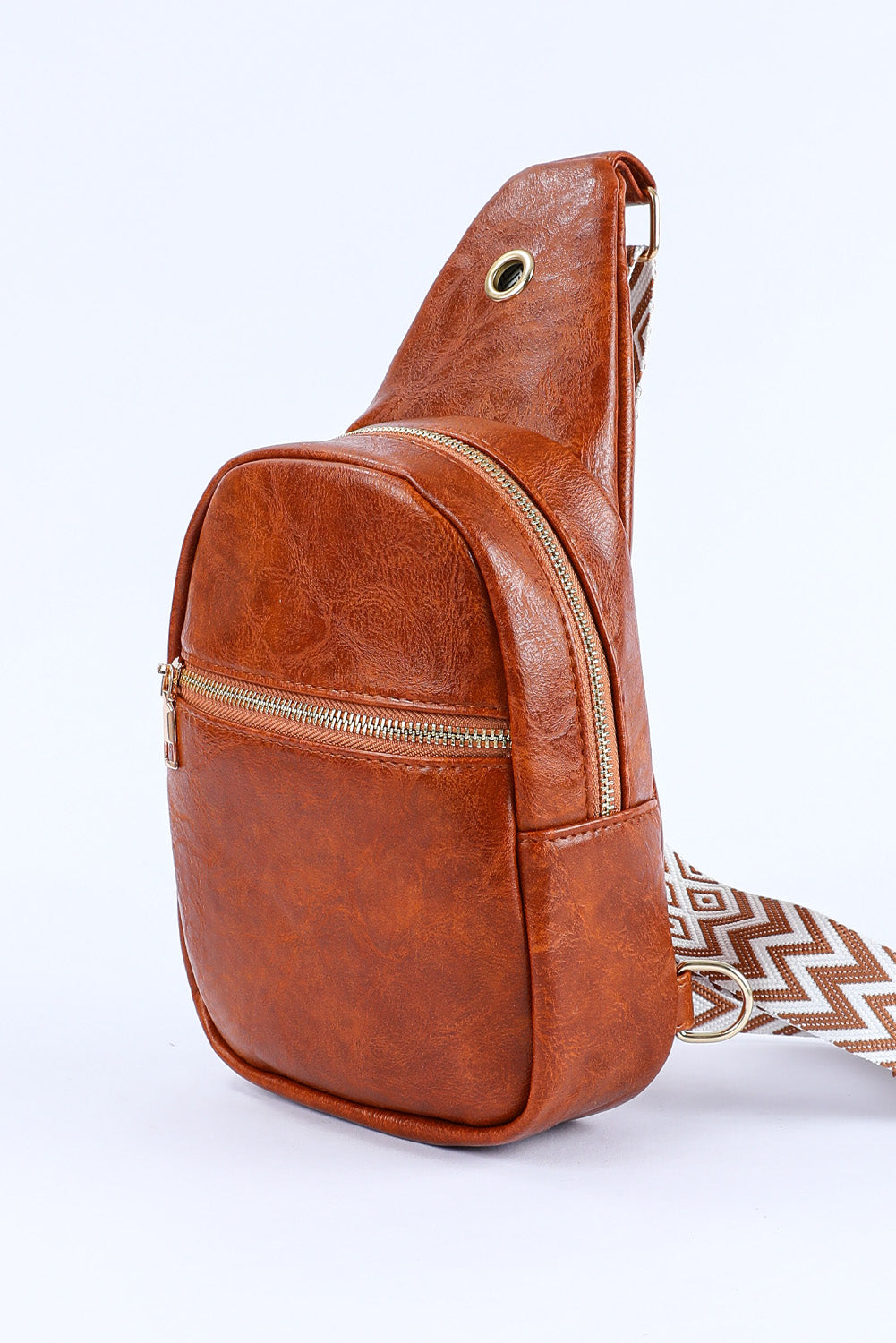 Crossbody PU Leather Sling Bag