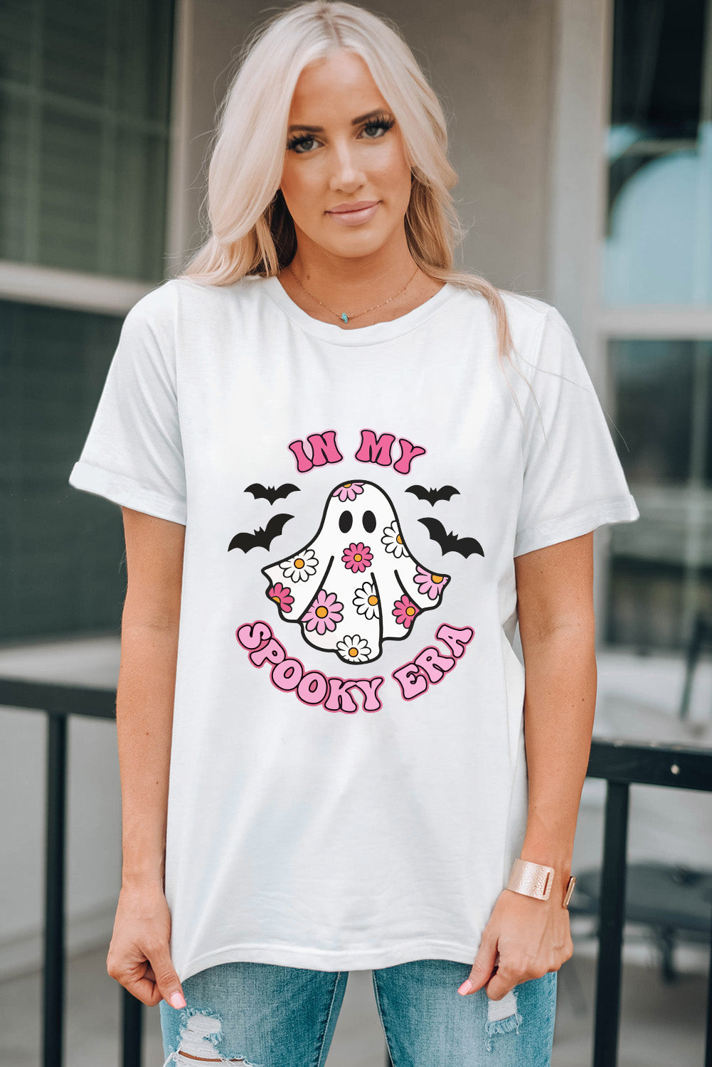 IN MY SPOOKY ERA Halloween Ghost Graphic Tee