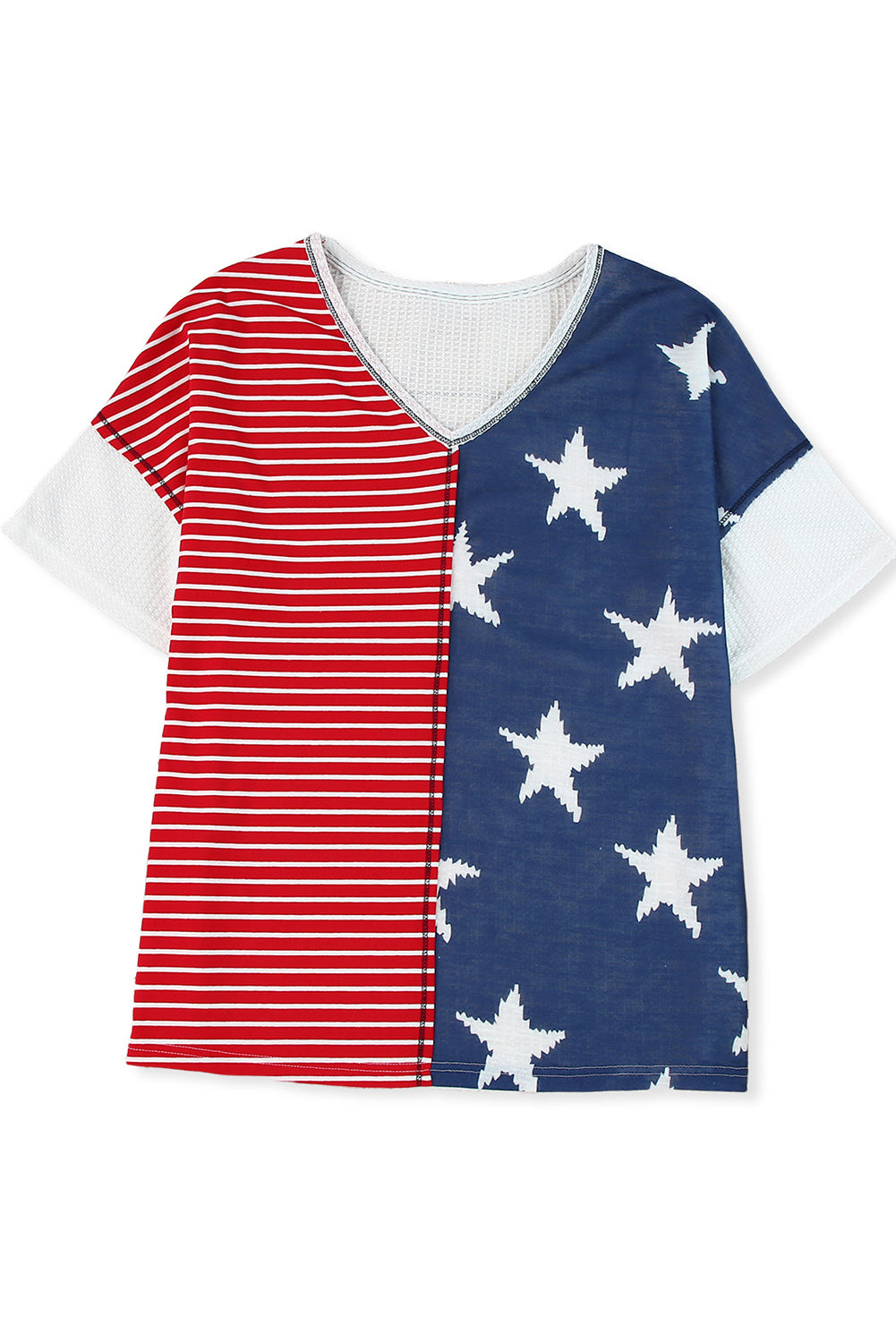 Red American Flag Stars and Stripes Tank Top