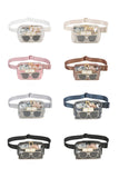 Adjustable Straps Zipper Clear Waist Bag