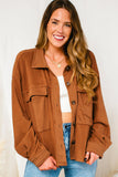 Flap Pocket Buttoned Jacket