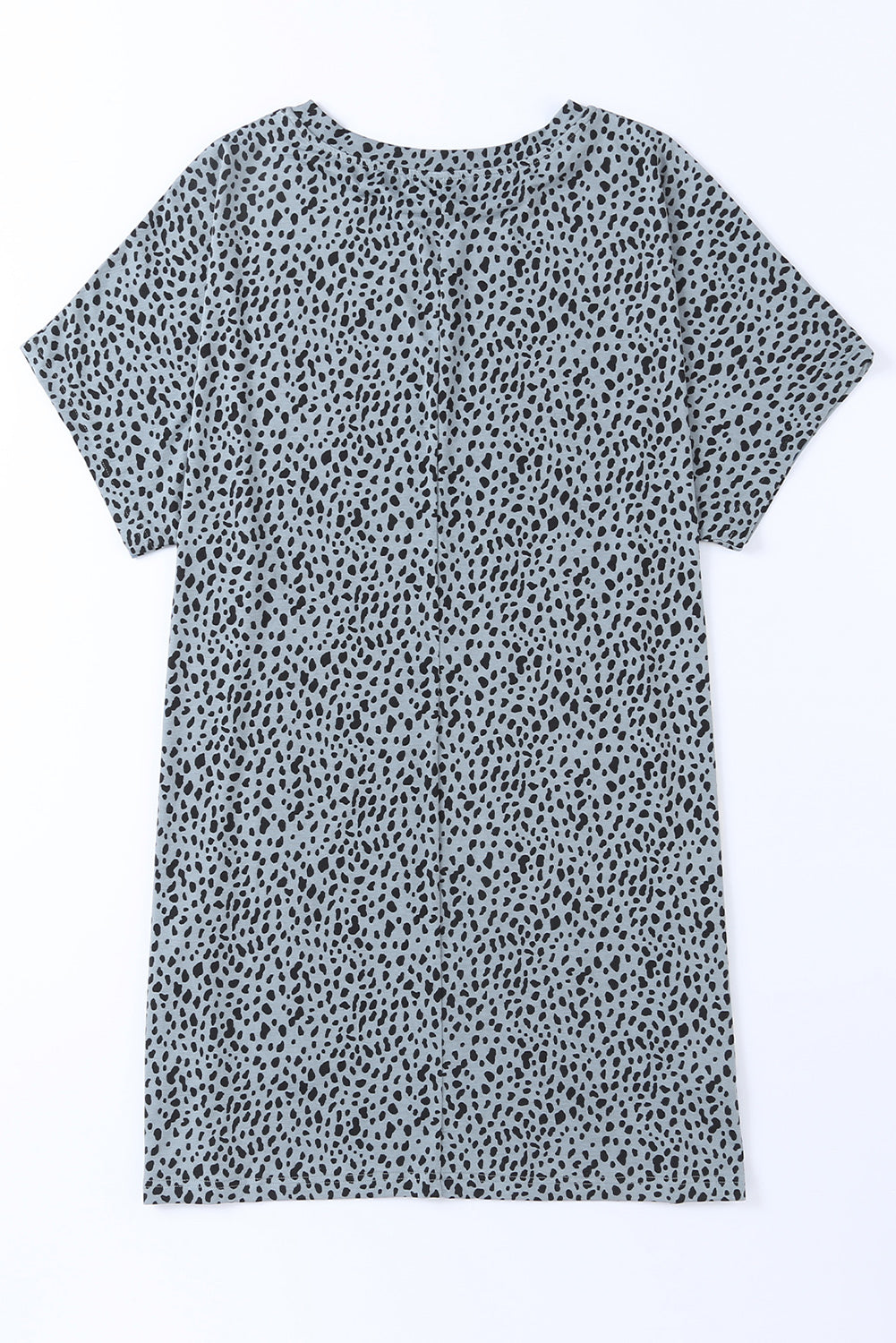 Print Side Pockets Tunic Top