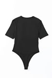 Short Sleeve High Cut Bodysuit