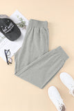 Smocked High Waist Jogger Pants