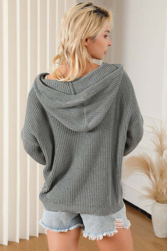 Rivet Kangaroo Pocket Hooded Sweater