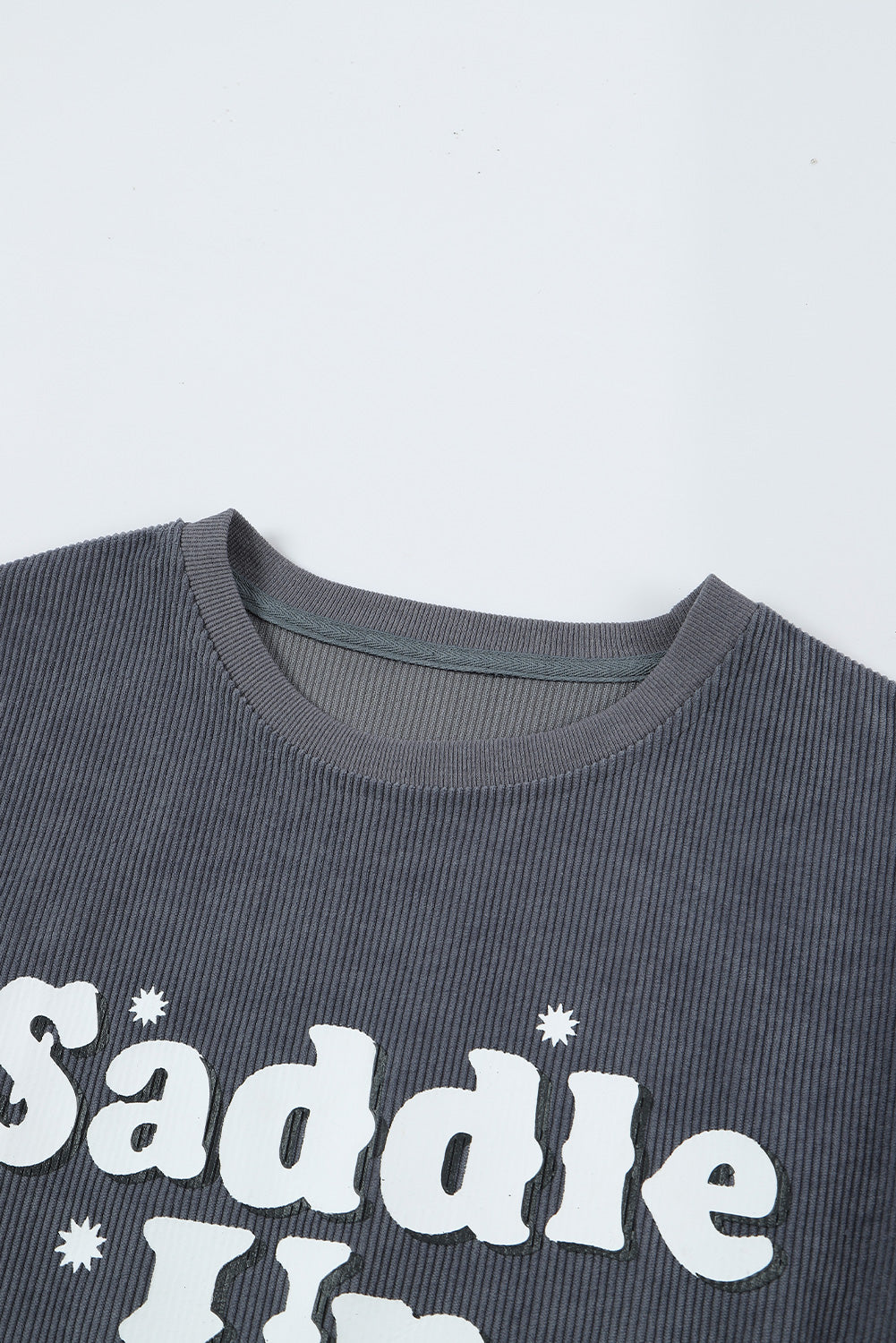 Saddle Up Corded Graphic Sweatshirt