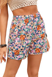 Floral Ruffle Straps Sweetheart Peplum Tank