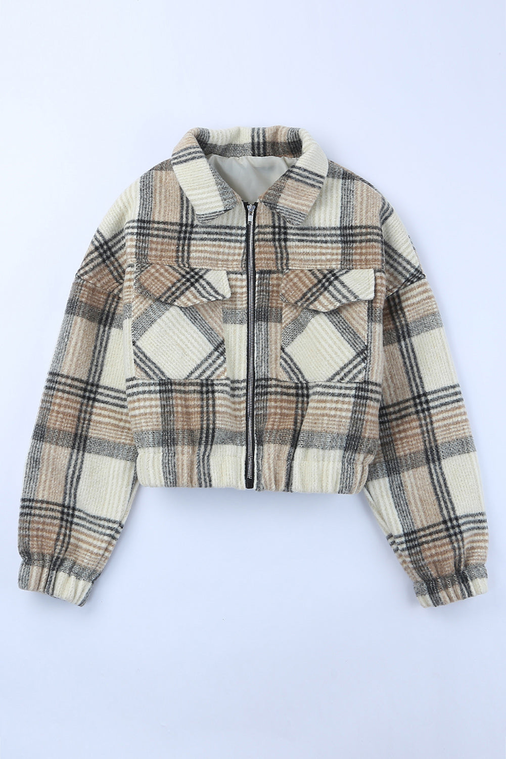 Vintage London Plaid Cropped Jacket