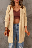 Chunky Knit Open Front Cardigan