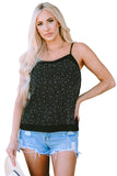 Adjustable Straps Rhinestone Tank Top