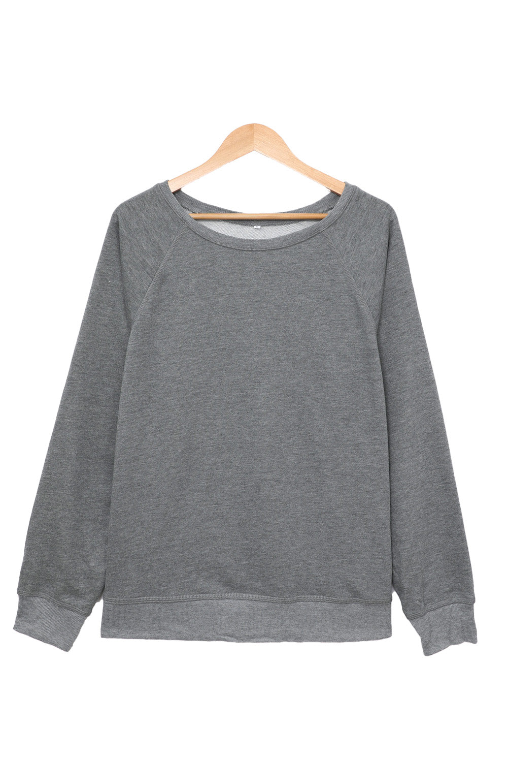 Sweat-shirt rose en mélange de coton French Terry