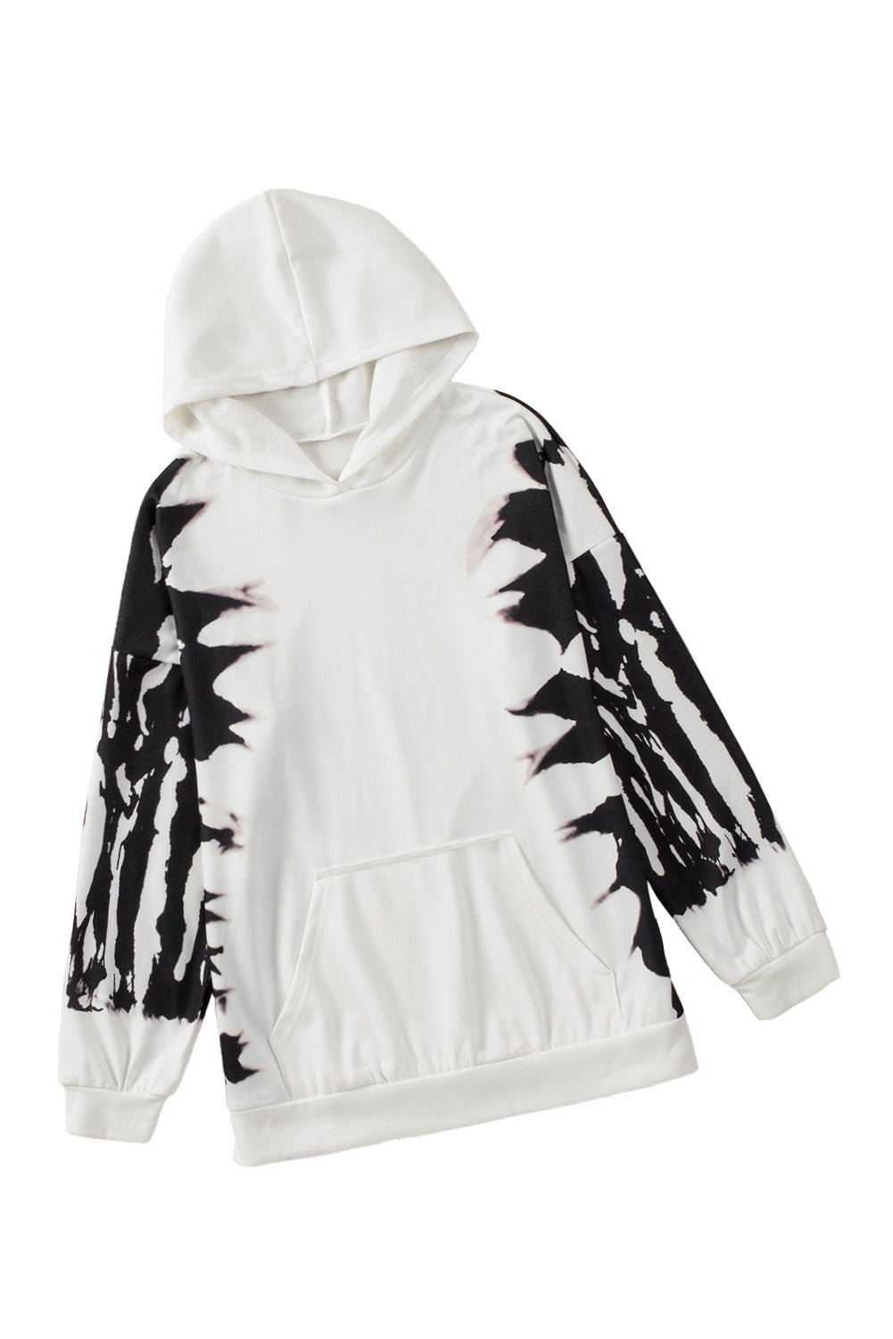 Tie Dye Hooded Sweatshirt with Kangaroo Pocket