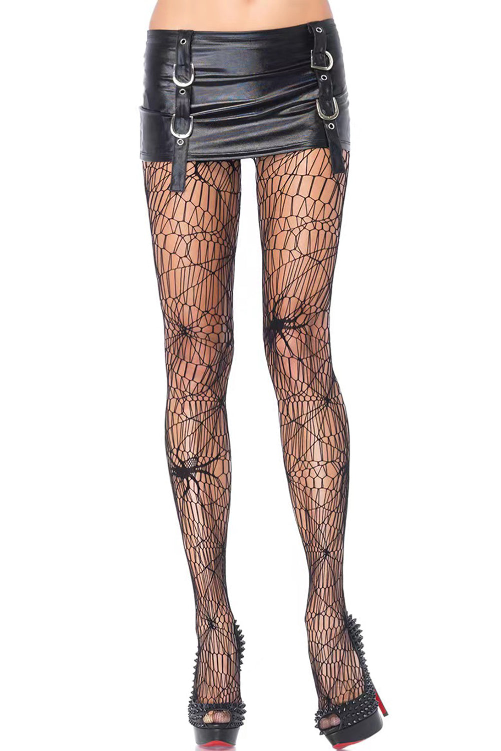 Halloween Spiderweb Pattern Hollow-out Pantyhose