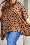 Plus Size Batwing Sleeve Tunic Top